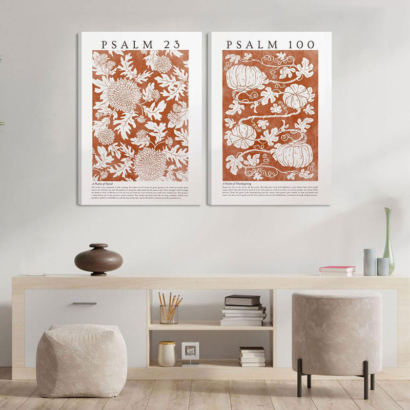 2 Piece Wrapped Canvas Wall Art