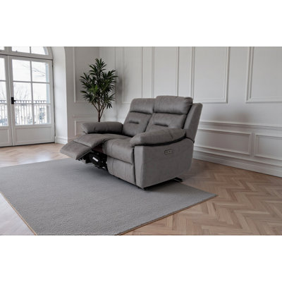 Lucca fabric 2 Seater Power Recliner Sofa