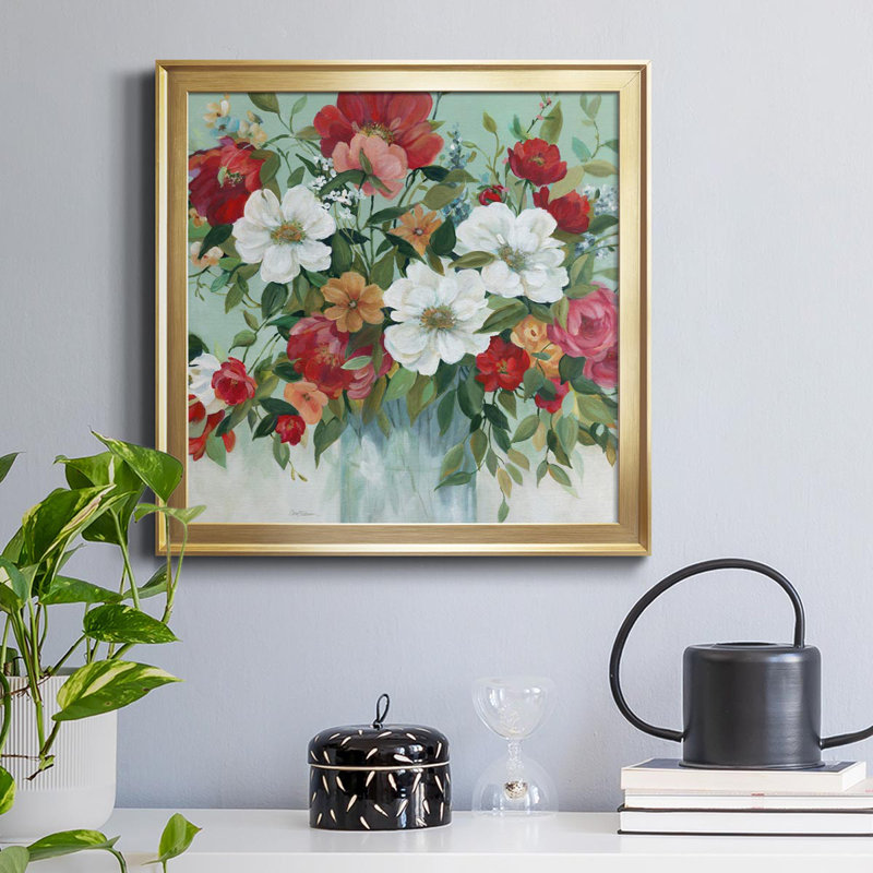 Country Charmer - Peinture sur toile encadrée, Or, H 34,5 po x l 34,5 po x P 1,5 po