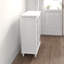 Armoire d'appoint autoportante à 2 portes avec portes en verre Noires