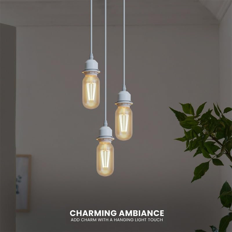 1 - Light White Single Pendant, No