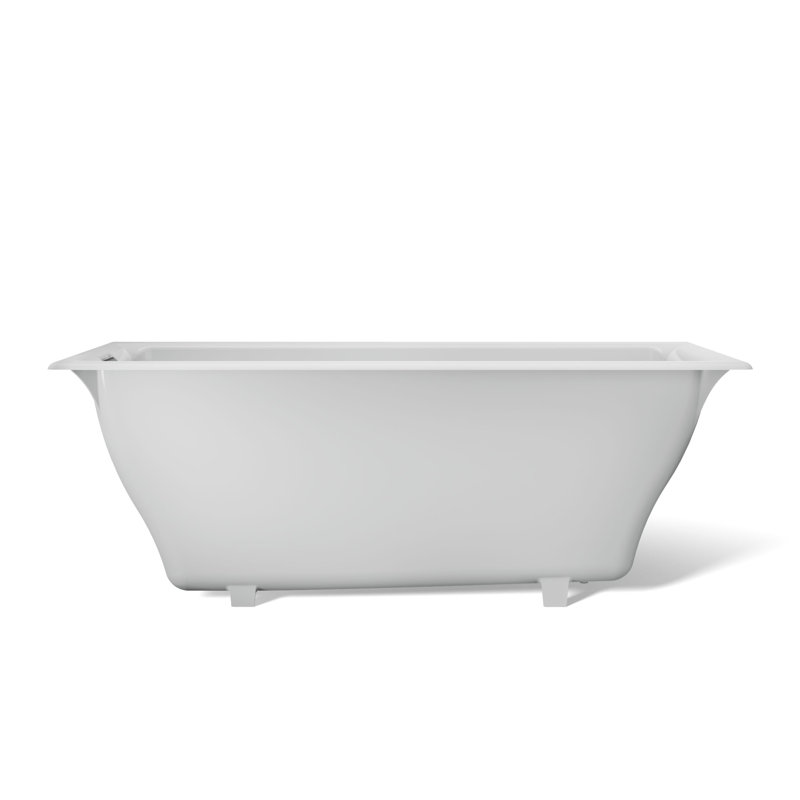 Tea-for-Two® 66" x 36" Dop-In or undermount, Ice Grey