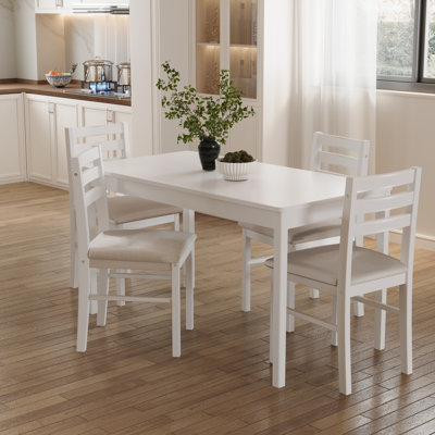 Monseratt 4 - Person Four Leg Dining Set