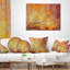 Coussin lombaire abstrait
