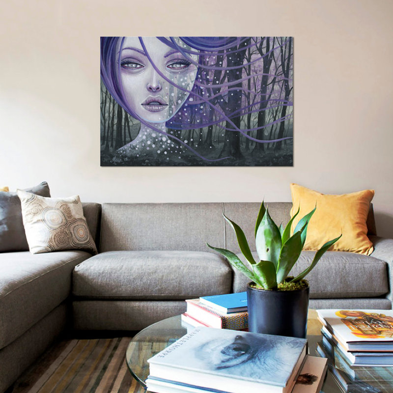 «Rappelez-moi quand je suis parti», impression sur toile, H 8 po x l 12 po x P 0,75 po, Papier d'art encadré noir
