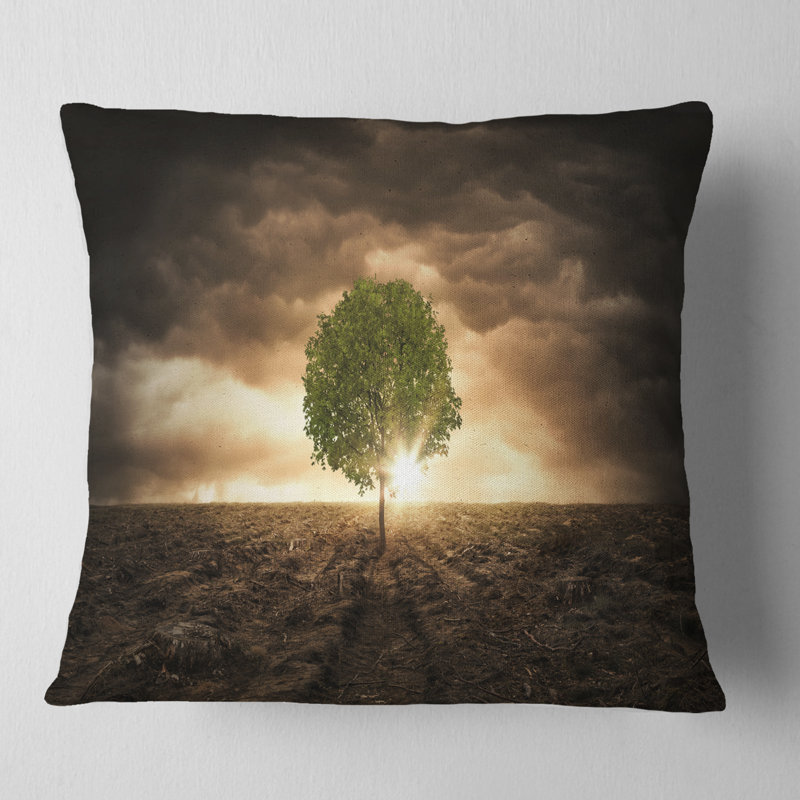Landscape Reversible Pillow, Square 18", Throw Pillow