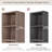 Gracyn 8-Tier Narrow Bookshelf With Adjustable Shelves-2097796093-2116139485