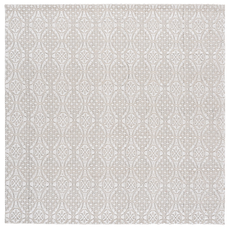 Marbella 331 Hand Woven Performance Geometric Rug, Square 6'