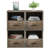 Stackable Side Table with Drawer, Gray-1971303243