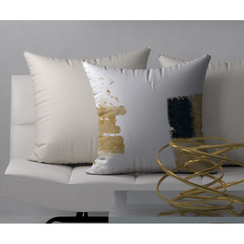 Magnifique housse de coussin carrée en épinette, 18 po x 18 po