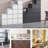 4 Drawer Metal Vertical File Cabinet with Lock Office Home Steel Vertical File Cabinet-425608435