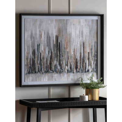 Urban Silence Framed Canvas 1120x60x920mm