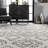 Adry Moroccan Shag Tasseled Cream/Charcoal Area Rug-220425146