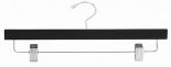 Cintre en bois pour pantalons / jupes avec pince pour jupe / pantalons