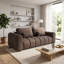 3 Seater Sofa Bed with Cushions-1339099600