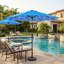 Parasol de patio avec auvent de glace, abri de jardin, de terrasse et de piscine-1577271510