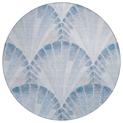 Machine Washable Indoor/Outdoor Lanphear ACN2401 Coastal Rug