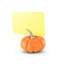 Harvest Renin Pumpkin Place Card Holder