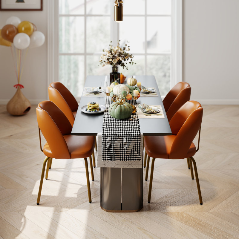 Chaise de salle à manger, Orange