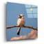  «Song Bird No. 8» par Lucia Heffernan, art mural en verre acrylique, 12 po x 12 po