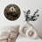 Clock With Panda Holding Bamboo
