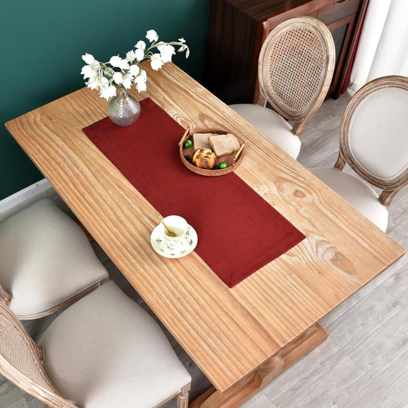 Chemin de table Evyonne, Rouge