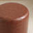 11.8In Small Round Faux Leather Upholstered Ottoman-120539211