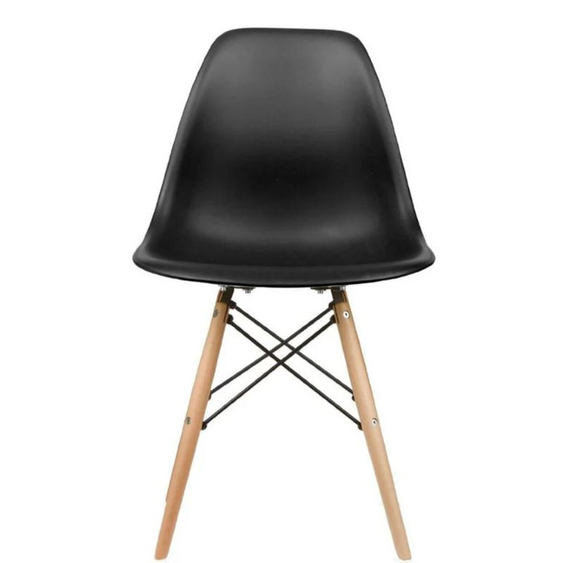 Lytle 17.5'' H Side Chair, Black, Natural