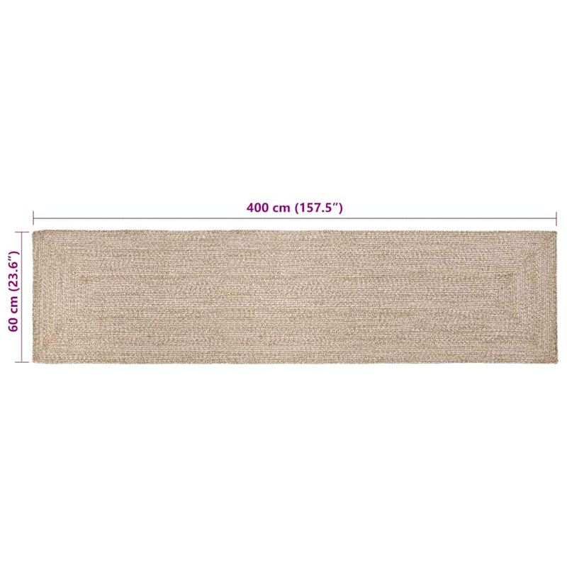 Solid Colour Standard Area Rug, Runner 60 x 400cm