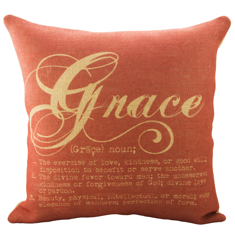 Grace Reversible Throw Pillow