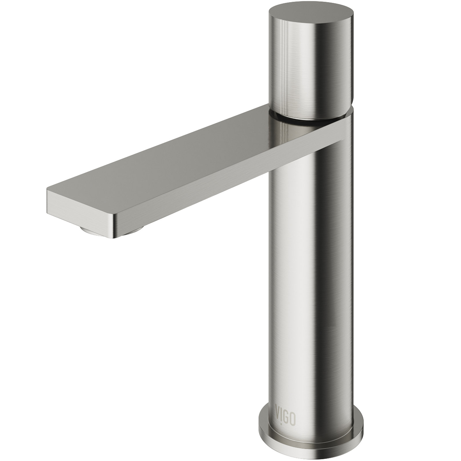 Halsey 7" H Single Handle Single Hole Bathroom Faucet , Brushed Nickel