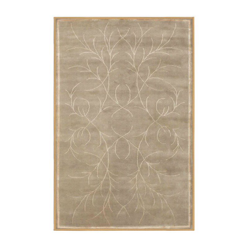 Tapis gris zone contemporaine, Rectangle 5 pi x 7 pi