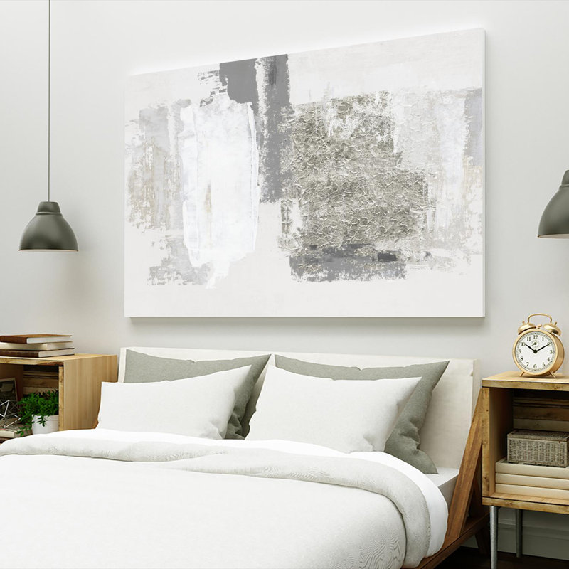 " Silver Slate " Print, 54" H x 84" W x 1.5" D
