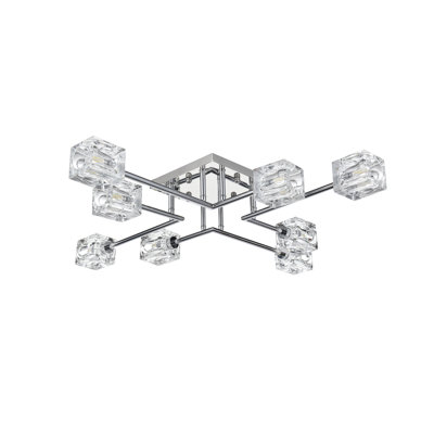 Elick Glass Semi Flush Mount