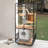 Cat House with Remote-Controlled Light Strip, Compatible with Automatic Litter Boxes