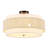 20" 4-Light Tiered Rope Drum Semi-Flush Mount Ceiling Light-1339748211