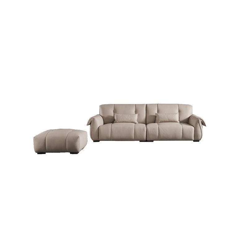 Canapé en cuir véritable 108 po Oyinlola