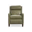 Bernhardt Hampton Leather Recliner, Cream-55914576