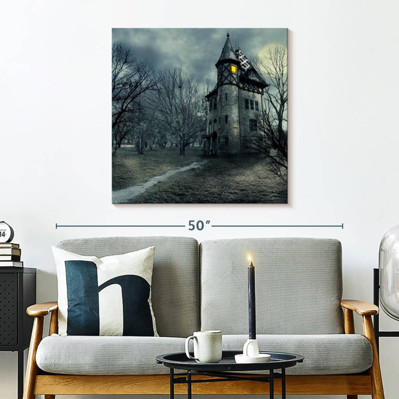 Hitzel Haunted House, 30" H x 30" W