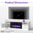 Bhhatu Electric Fireplace TV Stand-34741522-34741521