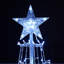 Arbre de Noël 82,67 po avec lumières DEL et étoiles-93546547