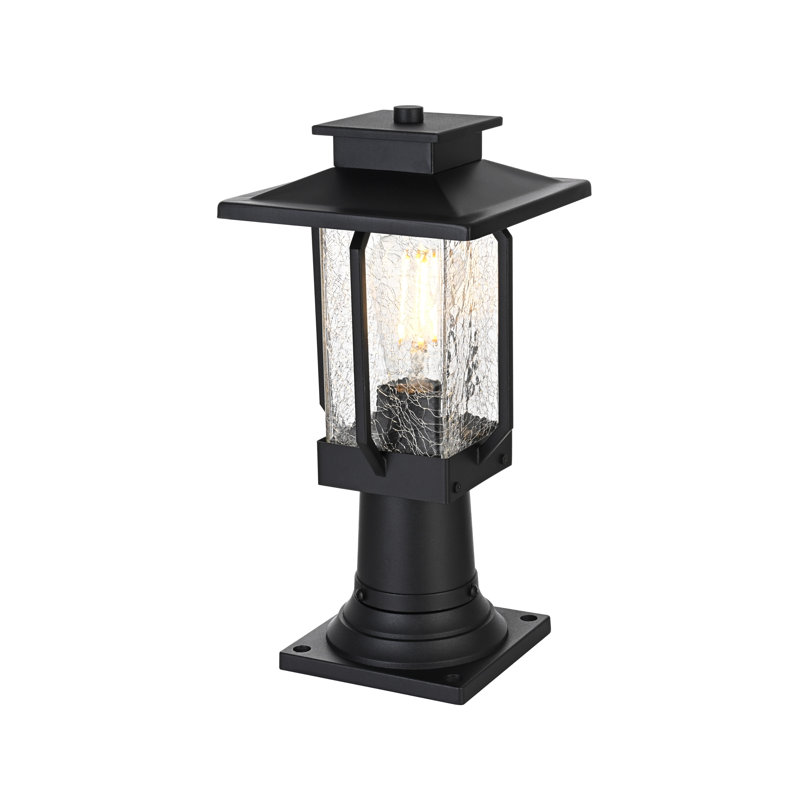 Aleza 7 Inch Outdoor Post Light in Black