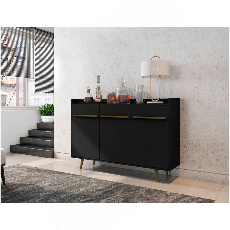 Buffet noir 54 "Bradley, Noir