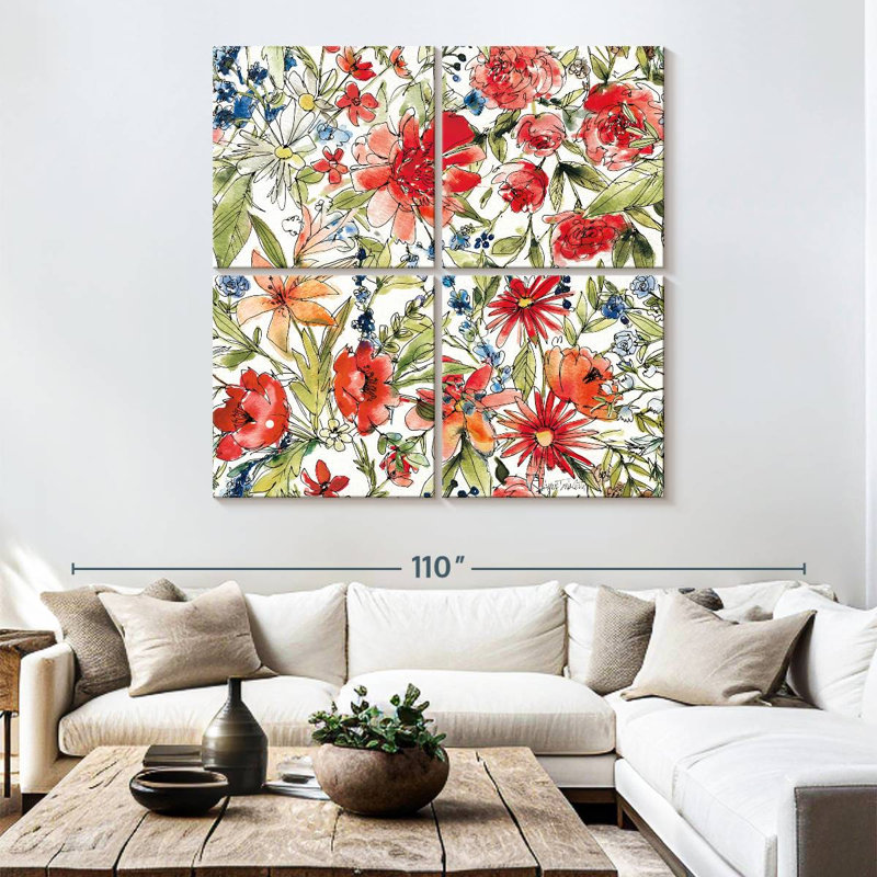 Motif d'humeur Harnek Americana II, H 74 po x l 74 po