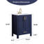  Meuble-lavabo autoportant 24 po Modern