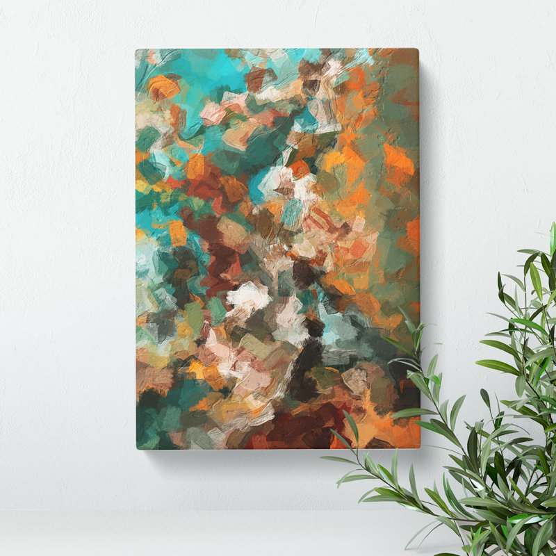 Crying In A Storm Abstract - Wrapped Canvas