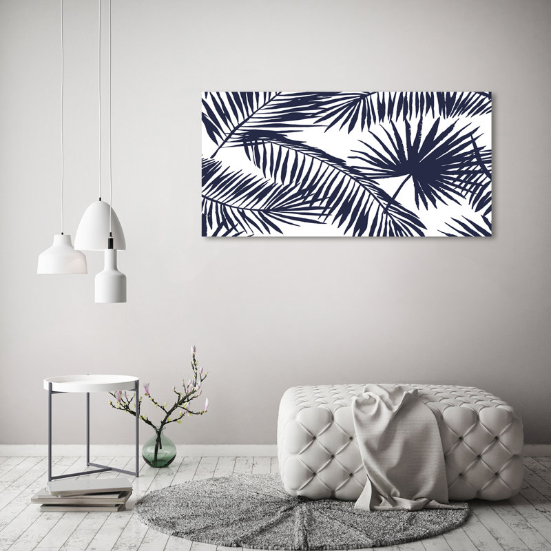 Leaves Of Palm - Wrapped Canvas Print