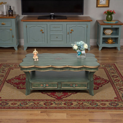 Table basse de style rétro américain