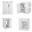 Meuble-lavabo flottant de 20 po avec lavabo et rangement latéral - blanc