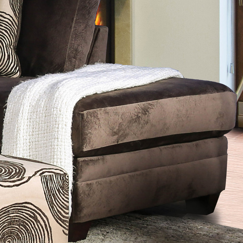 Canapé et méridienne symétriques en microfibre / microsuède de 124 po Adaley